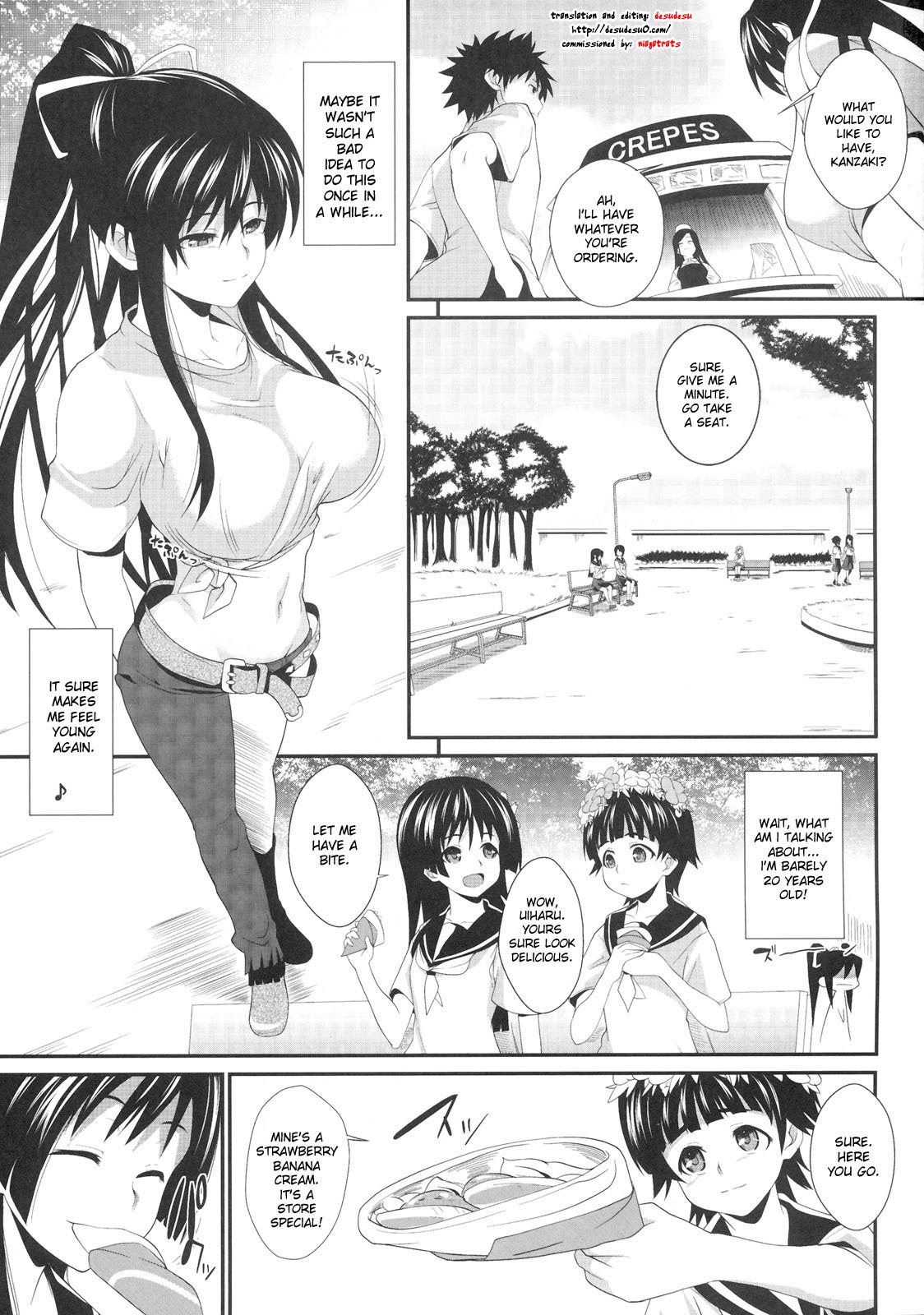 (C77) [SAZ (soba, Soukurou)] Amakusa Moyou na Yon % Plus (Toaru Majutsu no Index) [English] [desudesu] page 2 preview