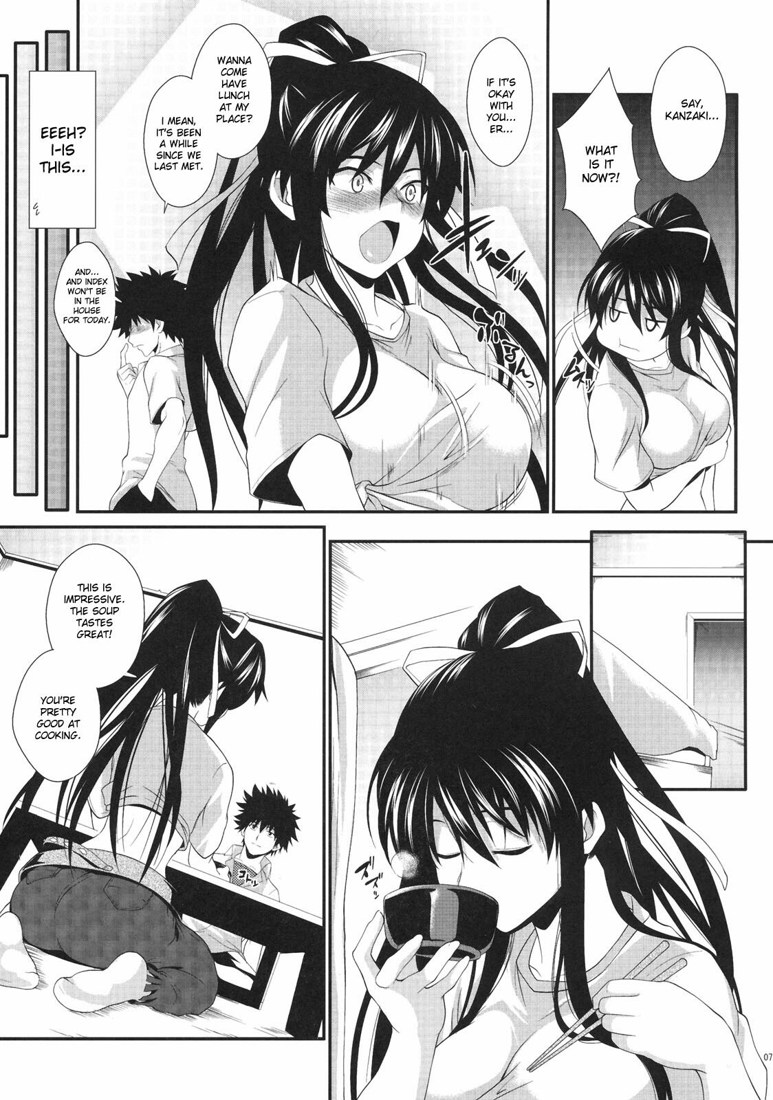 (C77) [SAZ (soba, Soukurou)] Amakusa Moyou na Yon % Plus (Toaru Majutsu no Index) [English] [desudesu] page 6 preview