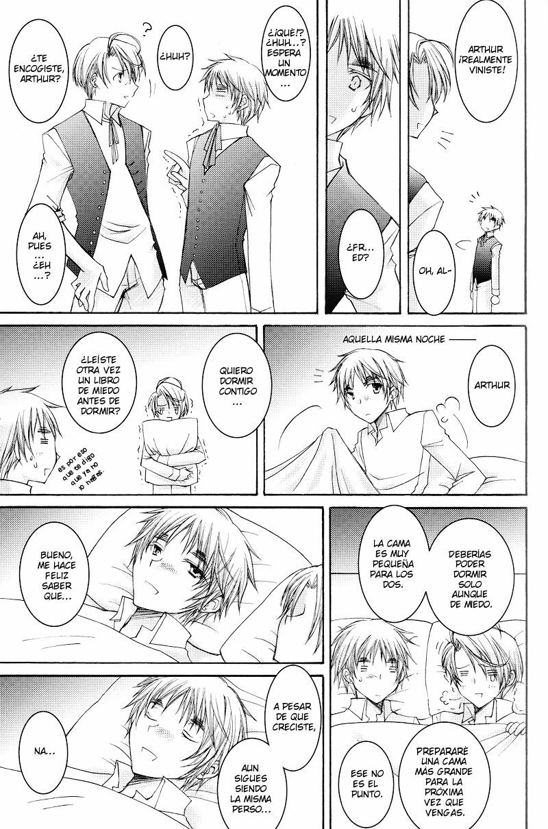 [TOP SECRET (Akatsuki Keiko)] Tobenai Tori to Toge no Hana - Earthbound bird and flower of thorn (Axis Powers Hetalia) [Spanish] [Mirus Mayhem] page 9 preview