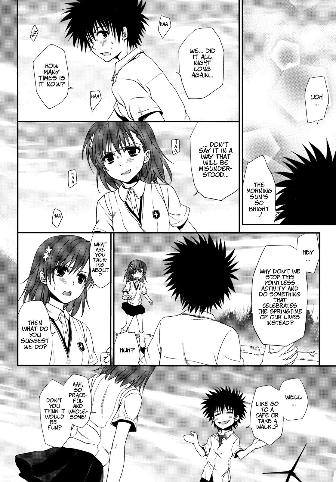 (C77) [Takumi na Muchi (Horyuu Tobiyuki)] Choudenji Hou no Sasoikata (Toaru Majutsu no Index) [English] [YQII] page 4 preview