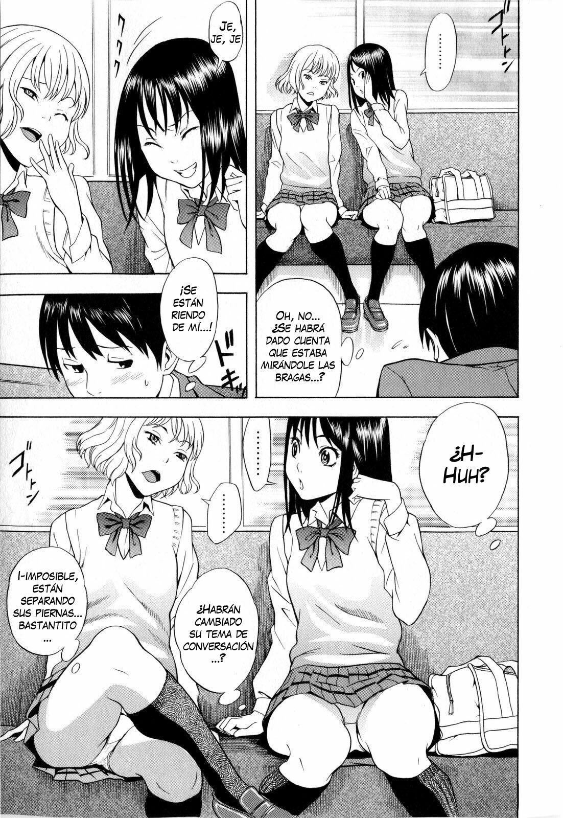 [Shiden Akira] Panchira Ero Tenshi | Perversos ángeles exhibicionistas (COMIC Masyo 2010-03) [Spanish] [Happy HappoFansub] [Decensored] page 5 preview