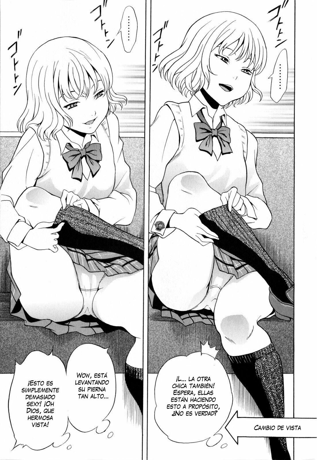 [Shiden Akira] Panchira Ero Tenshi | Perversos ángeles exhibicionistas (COMIC Masyo 2010-03) [Spanish] [Happy HappoFansub] [Decensored] page 7 preview