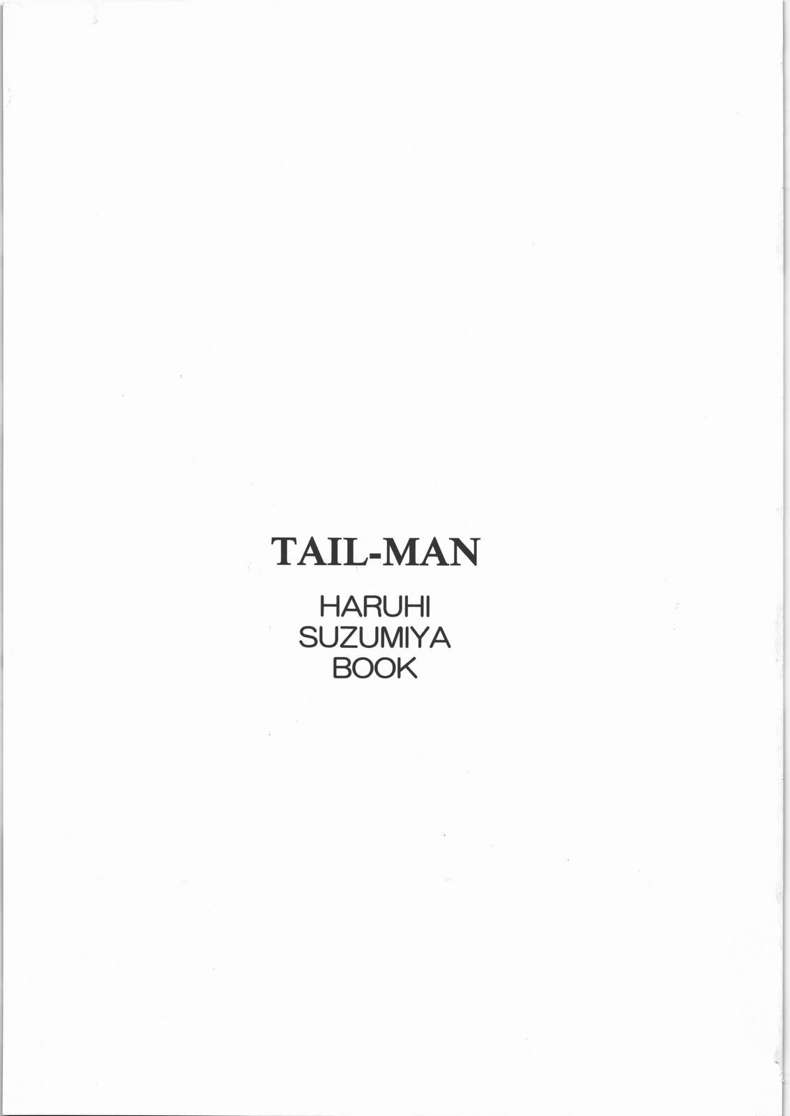 (C71) [Rat Tail (Irie Yamazaki)] TAIL-MAN HARUHI SUZUMIYA BOOK (The Melancholy of Haruhi Suzumiya) page 2 preview