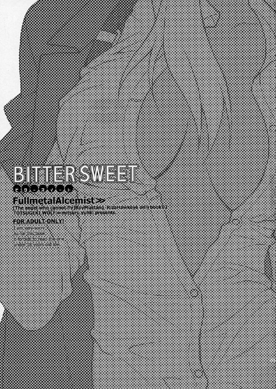 (C66) [Totsugeki Wolf (Yuuki Mitsuru)] BITTER SWEET (Fullmetal Alchemist) [English] [Slayerjammer] page 3 preview
