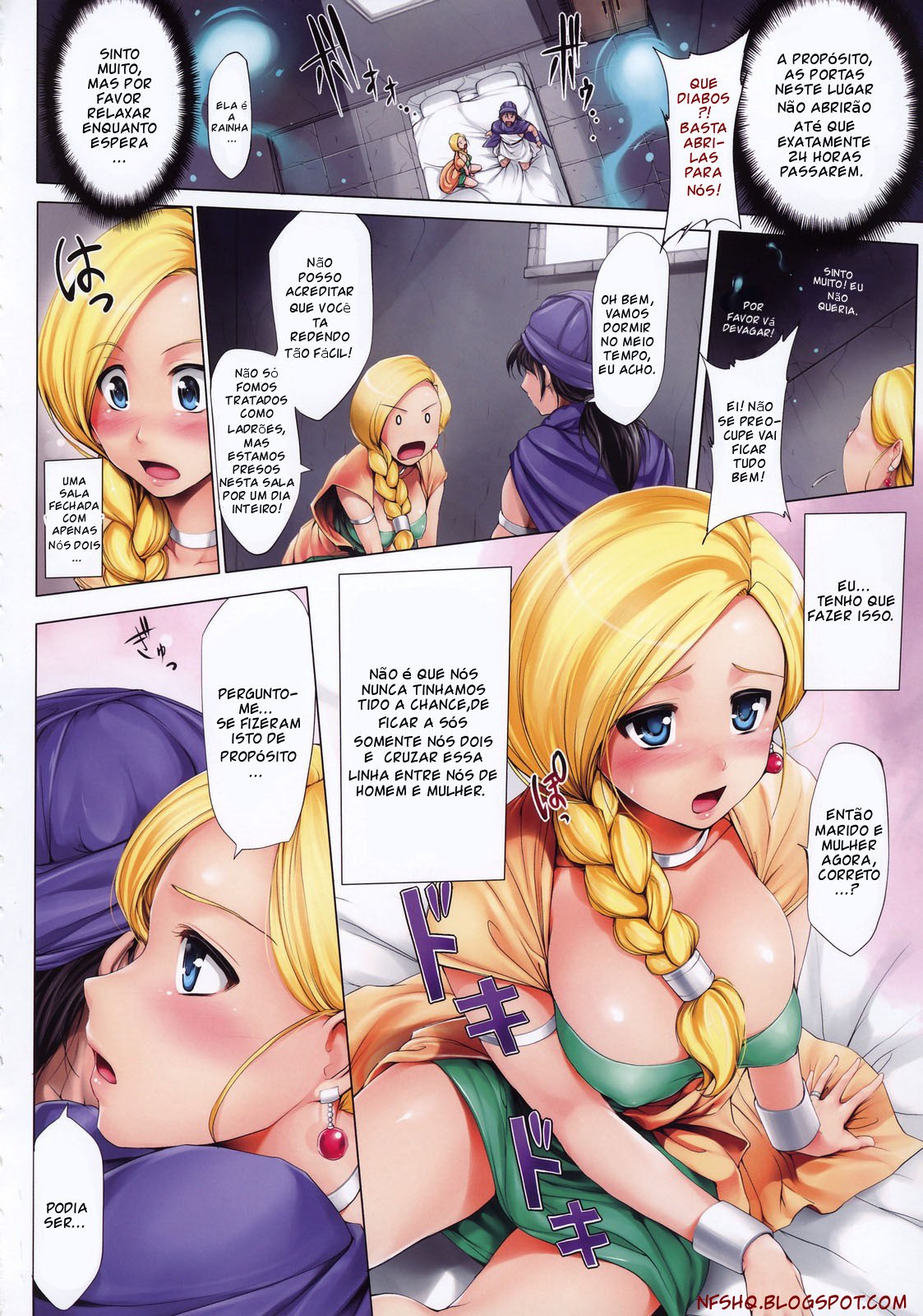 (C75) [Jouji Mujoh (Shinozuka George)] Secret Room | Sala Secreta (Dragon Quest V) [Portuguese-BR] [NFSHQ] page 3 preview
