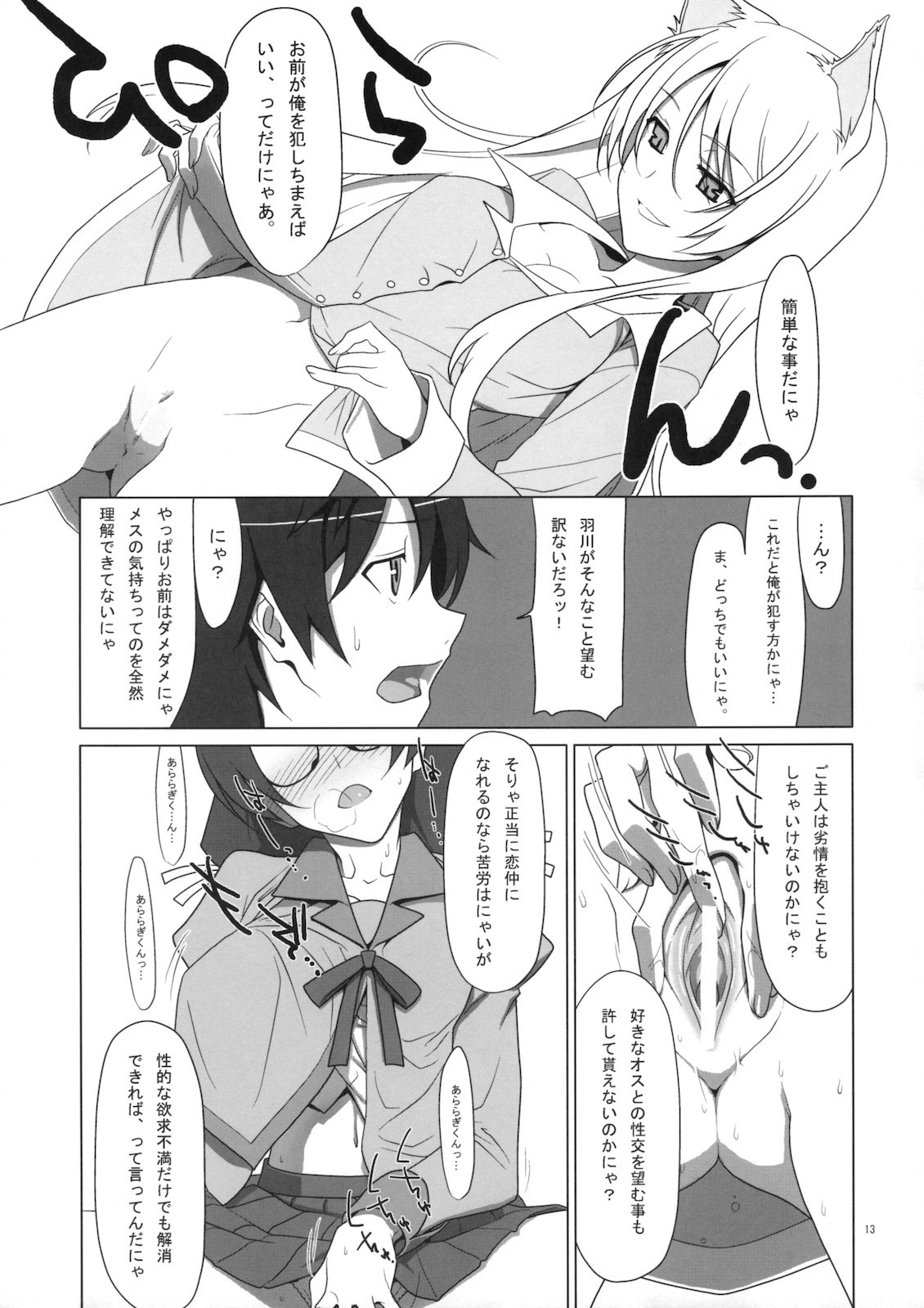 (C77) [TIES (Takei Ooki)] PLUNDER (Bakemonogatari) page 12 preview