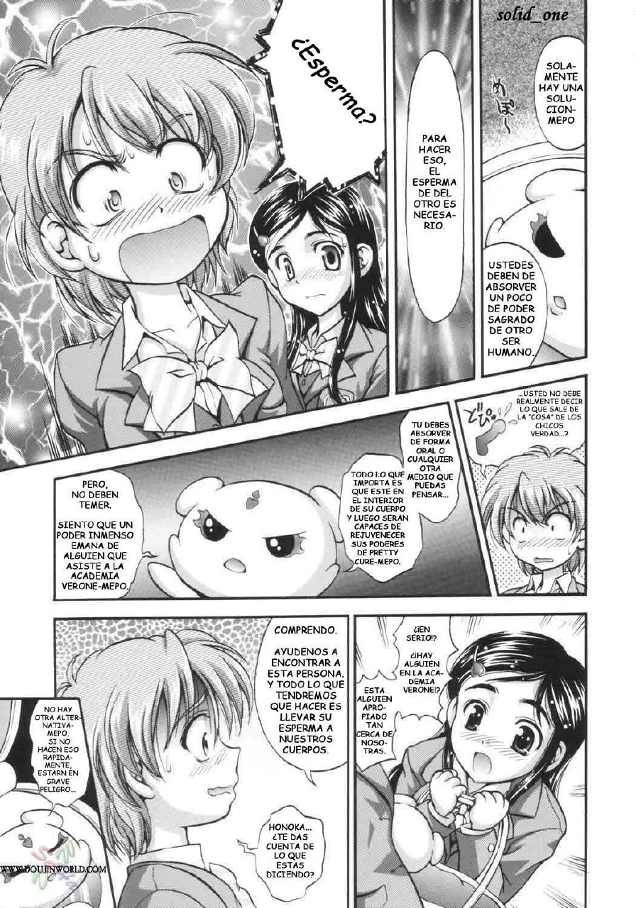 (C66) [Kuroyuki (Kakyouin Chiroru)] Milk Hunters 1 (Futari wa Precure) [Spanish] [solid_one] page 9 preview