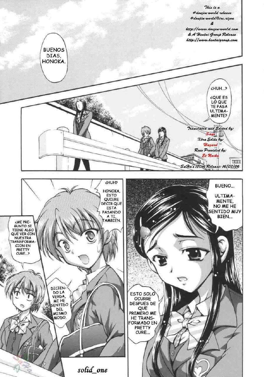(C66) [Kuroyuki (Kakyouin Chiroru)] Milk Hunters 1 (Futari wa Precure) [Spanish] [solid_one] page 7 preview