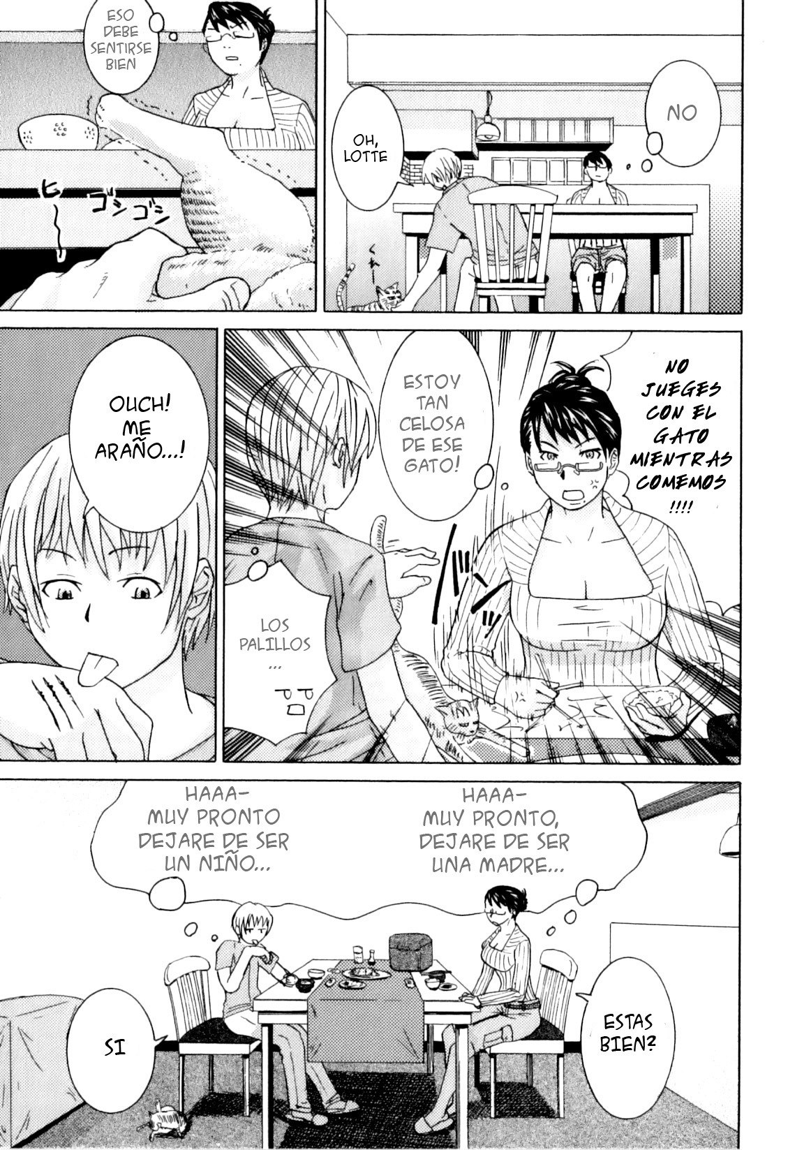 [Edo Shigezu] Kateinai Renai - Insest Love (Boshi Chijou Kitan) [Spanish] [Mundo H No Fansub] page 5 preview