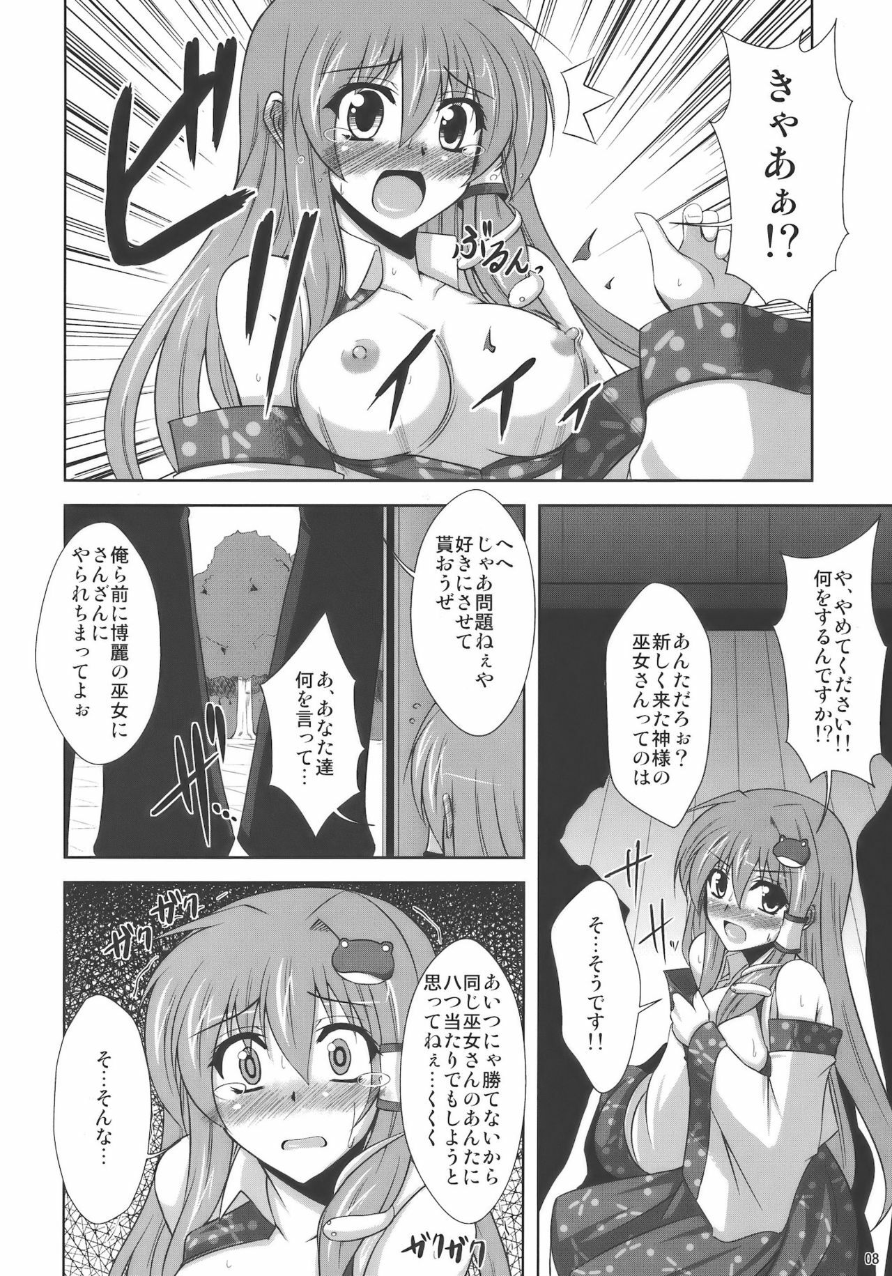 (C75) [Dokomademo Aoi Sora ni Ukabu Niku (Nikusoukyuu)] Mada Mada Mousou Uchouten!! (Touhou Project) page 8 preview
