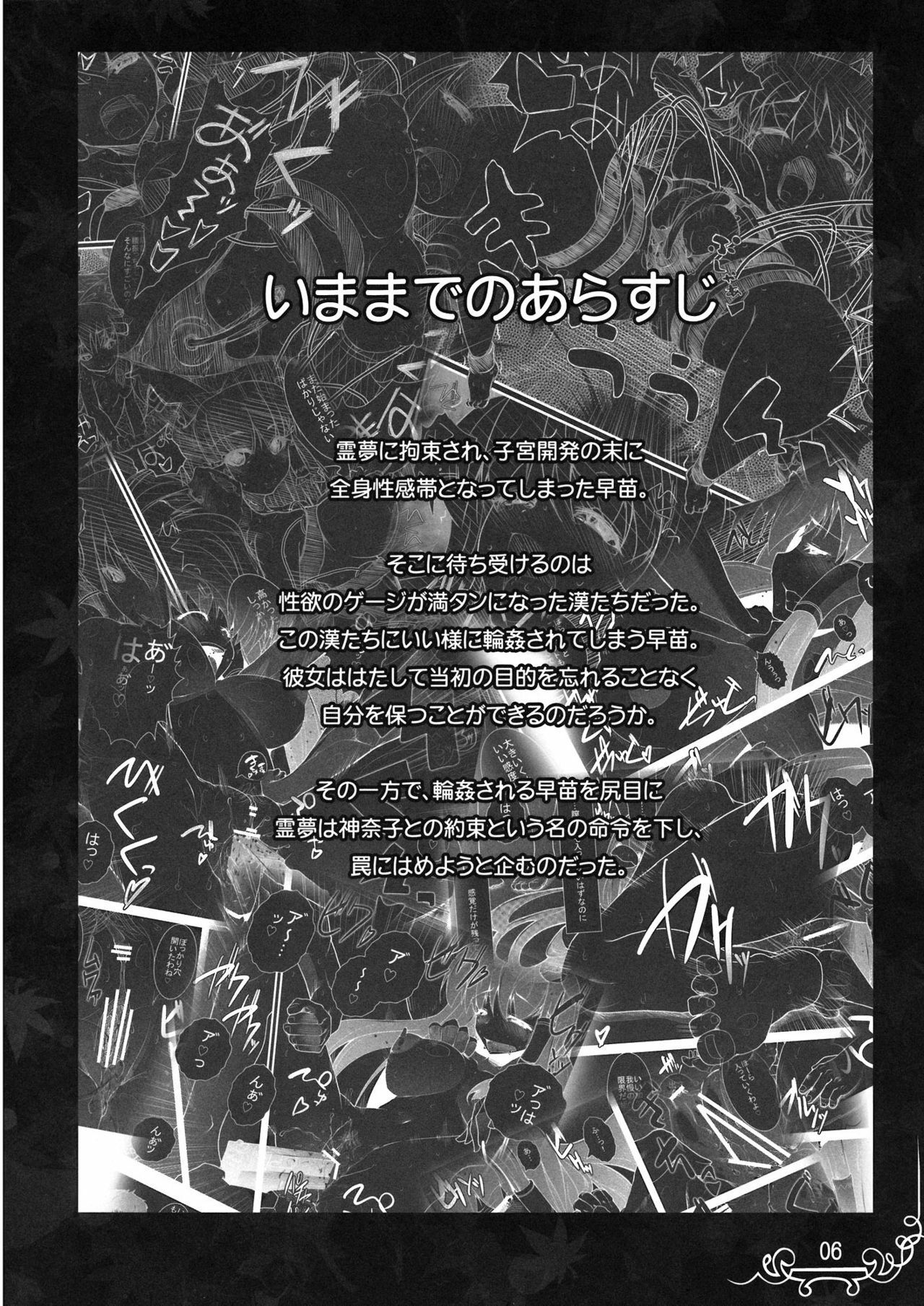 (C77) [Eclipse (Rougetu)] Dakishimete Itooshiku Utsukushiku (Touhou Project) [English] [desudesu] page 6 preview