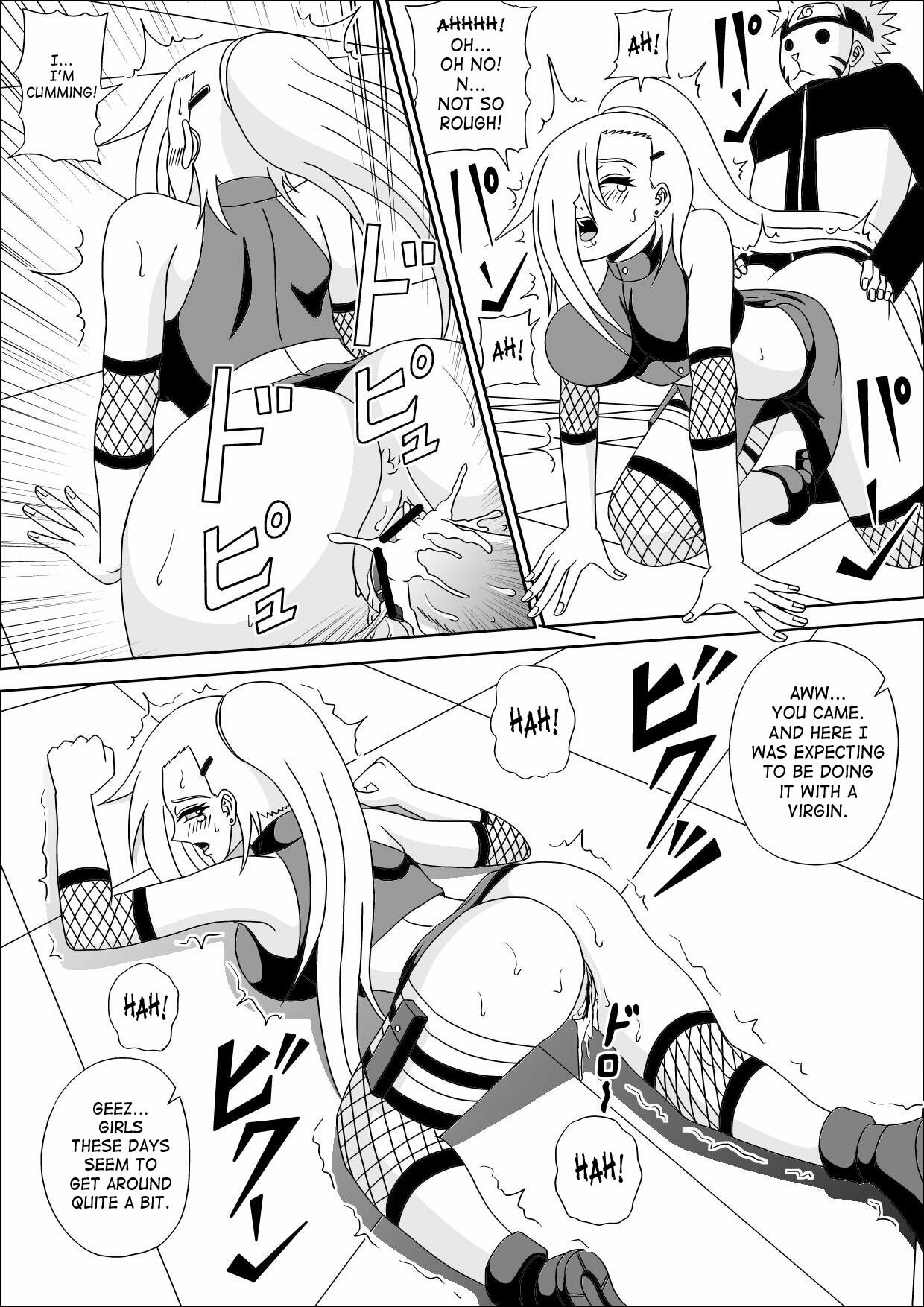 [Pyramid House (Muscleman)] Kunoichi Ryoujoku Tane Tsuki Shugyou | Kunoichi Disgrace Impregnation Training (Naruto) [English] {doujin-moe.us} page 9 preview