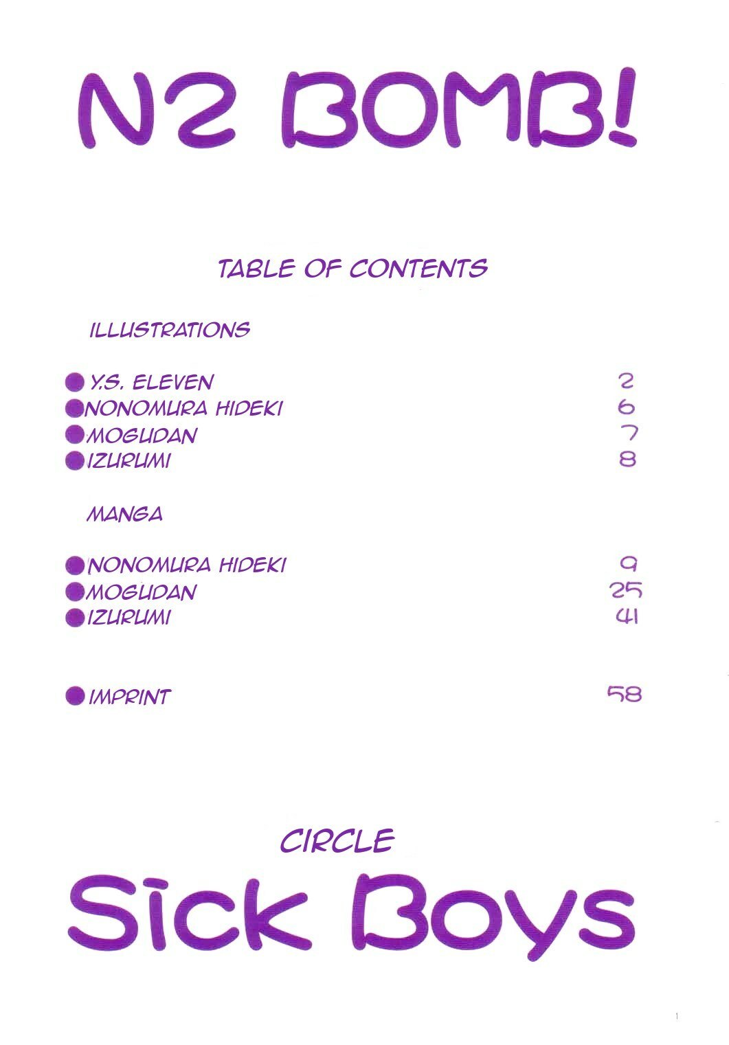 (C63) [Sick Boys (Various)] N2 Bomb! (Neon Genesis Evangelion) [English] [rookie84] page 2 preview