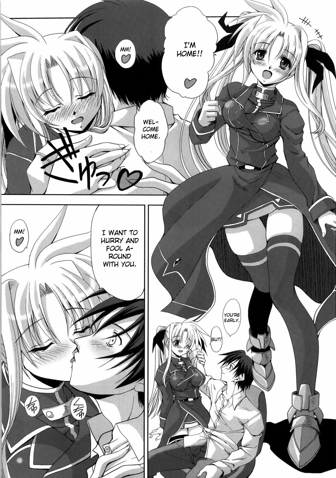 (Nanoha Party 2) [FASTEST LAP (MIO)] Fate no Koibito (Mahou Shoujo Lyrical Nanoha) [English] [CGrascal] page 2 preview