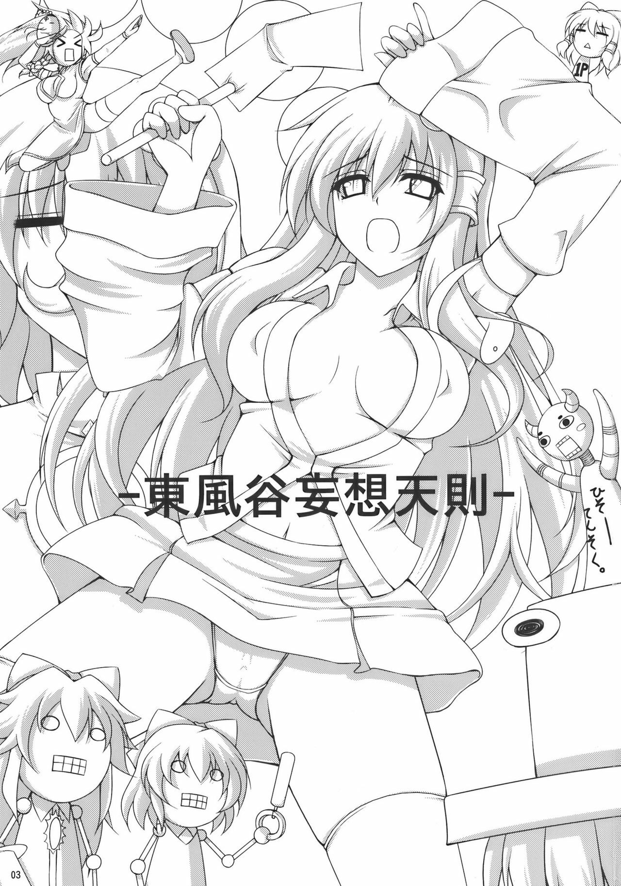 (C77) [Dokomademo Aoi Sora ni Ukabu Niku (Nikusoukyuu)] Kochiya Mousou Tensoku (Touhou Project) page 3 preview