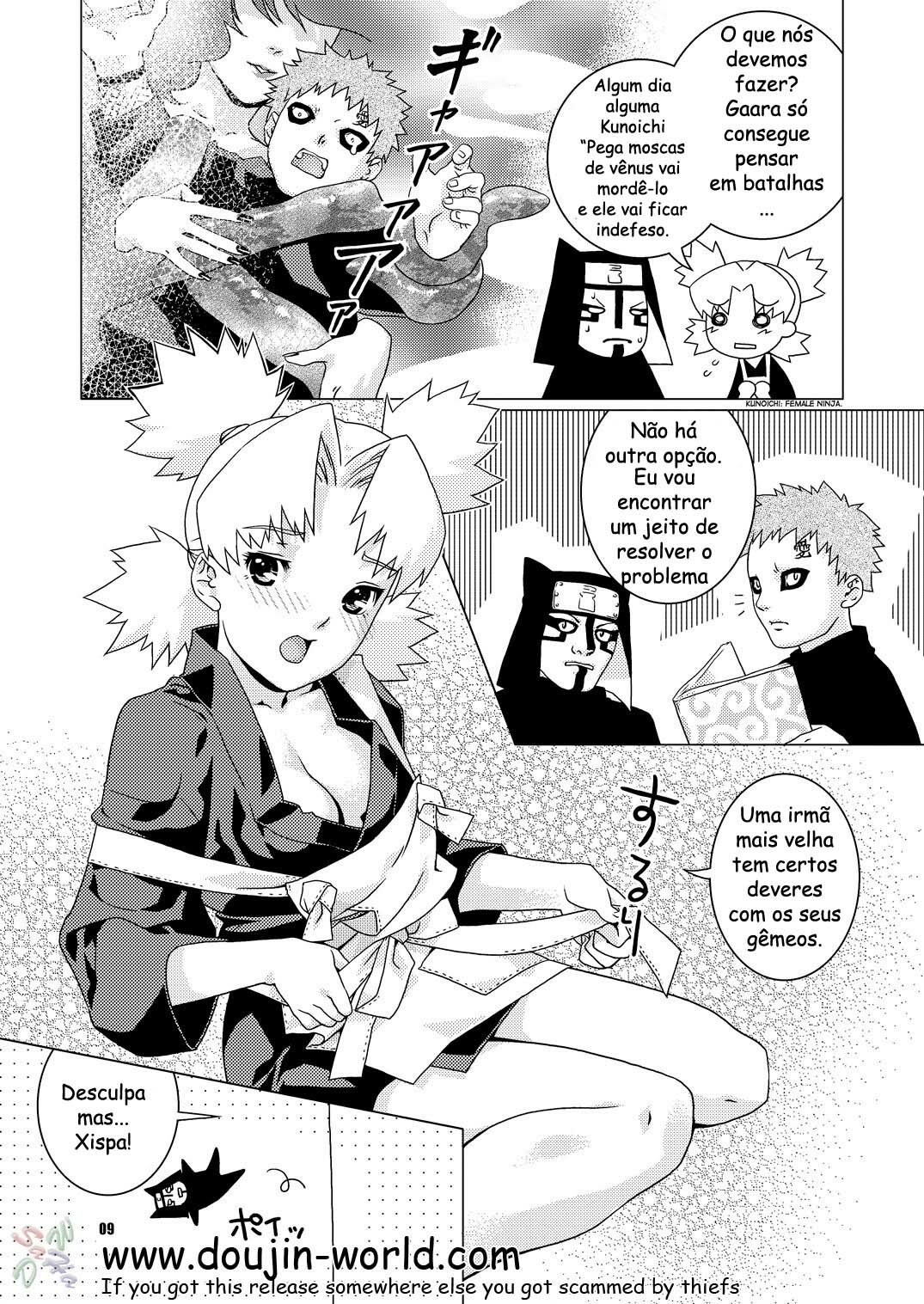 (C66)  Hana Temari (Naruto) [Portuguese-BR] page 8 preview